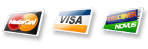 Mastercard, Visa, Discover Accepted